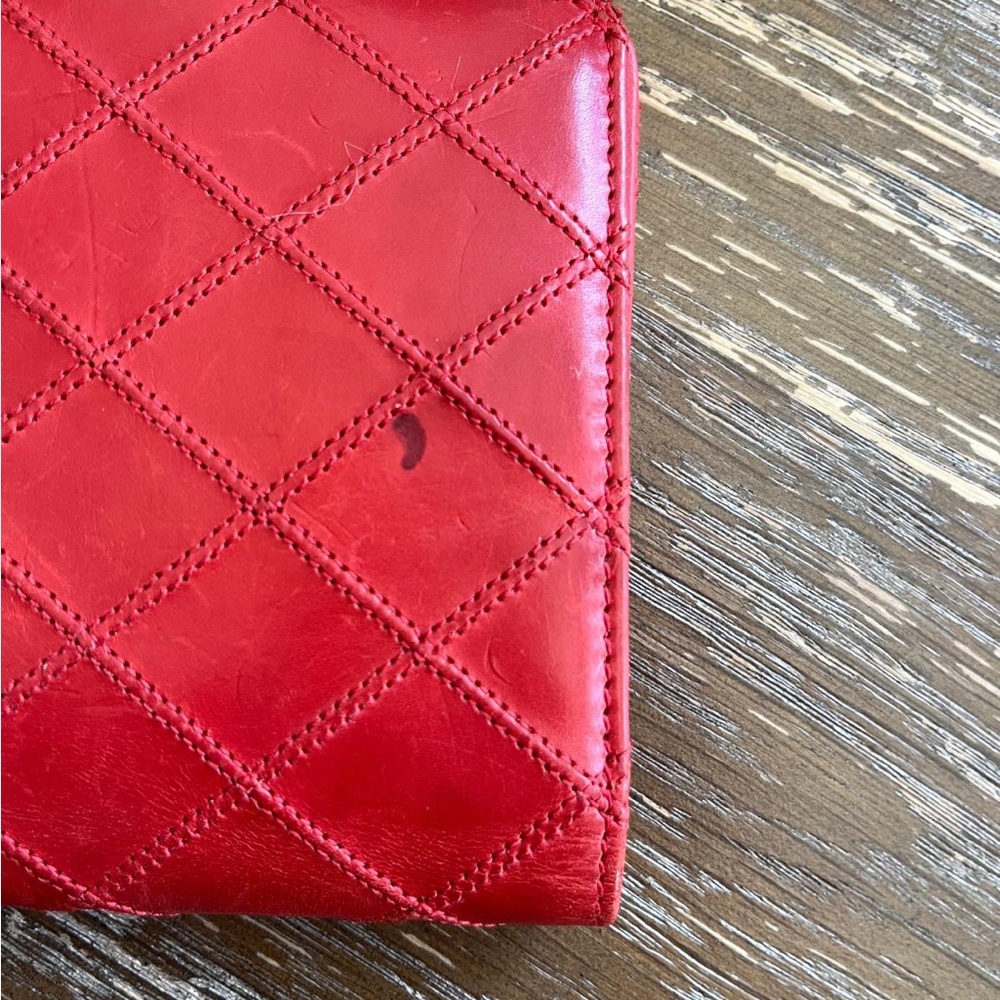 Channel Red Long Wallet - Picture 16 of 16